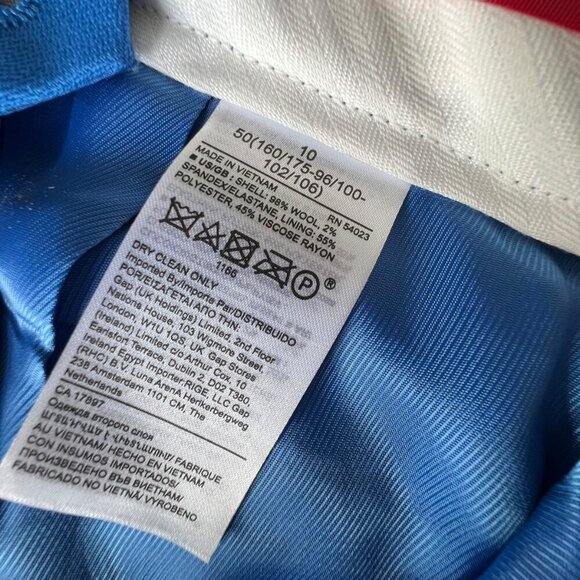 Banana Republic X HARBISON Blue High-Rise Pant Size 10 - Picture 14 of 16